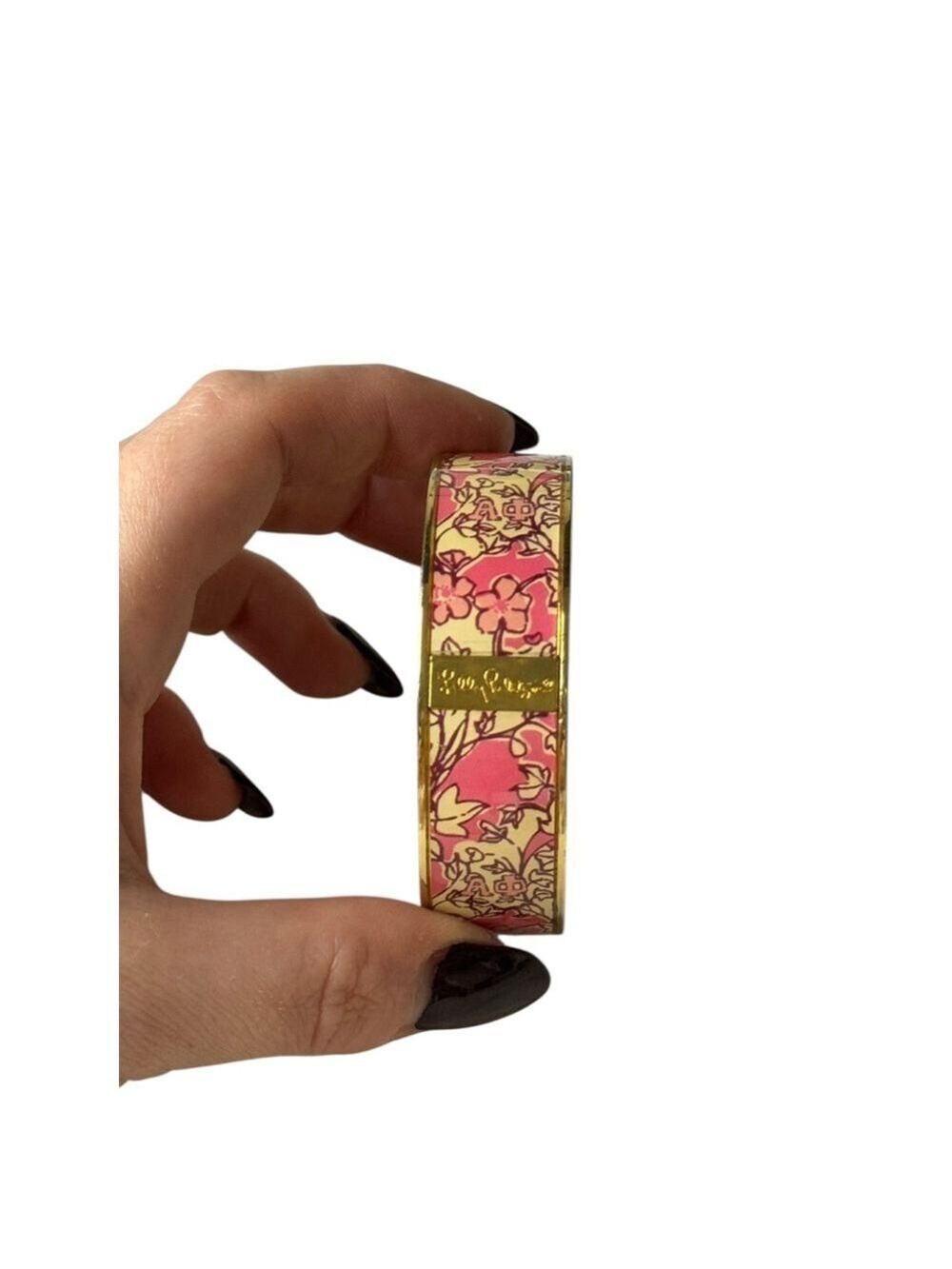 Women's Lilly Pulitzer x Alpha Phi Bangle Bracelet - Pink Floral